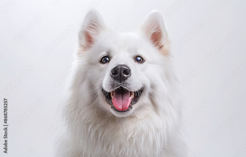 Samoyed on a white background Samoyed on a white background