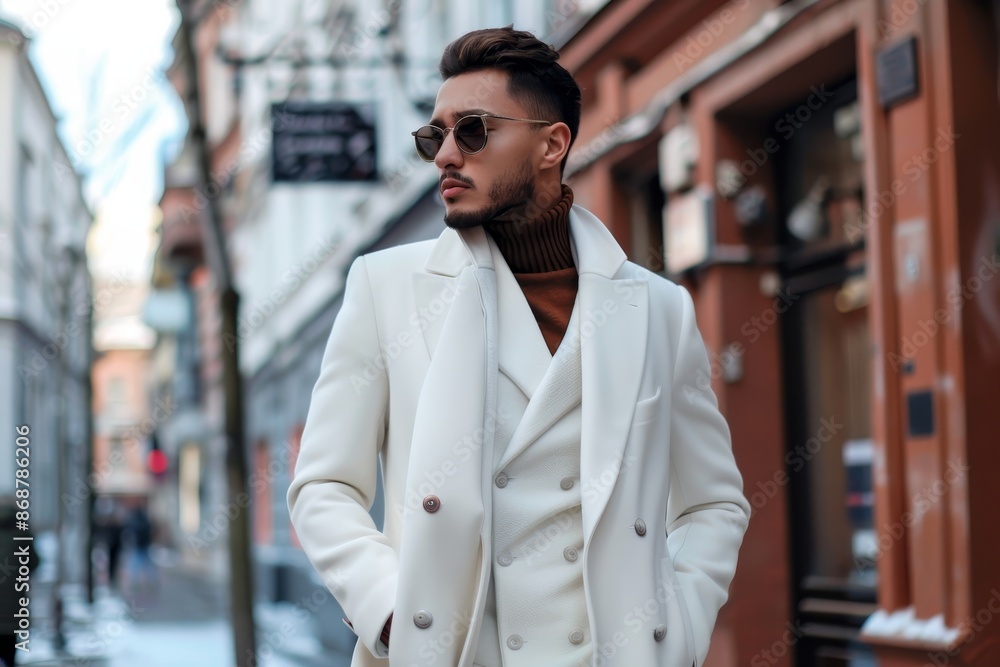 Obraz premium Luxury street style attire for men