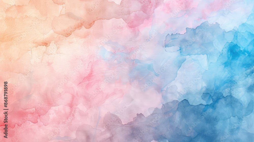 Soft pastel watercolor background blending seamlessly with light hues. Soft pastel watercolor background blending seamlessly with light hues.