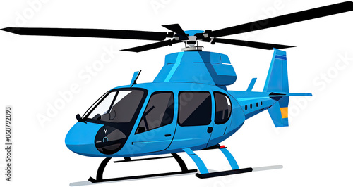 Flying Helicopter transparent background
