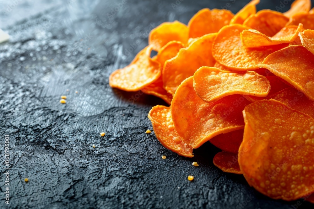 Organic homemade carrot chips Organic homemade carrot chips