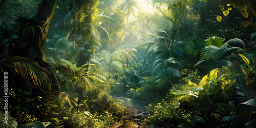 Fototapeta Naklejka Na Ścianę i Meble -  The Amazon rainforest