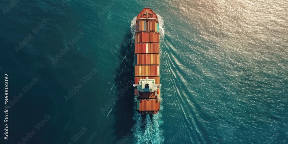 Container Ship at Sea Container Ship at Sea