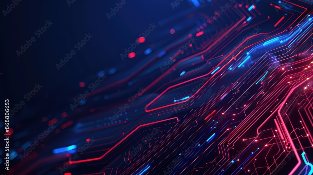 Clean cyber banner showcasing a star splash with sleek lines and glowing elements with copy space Clean cyber banner showcasing a star splash with sleek lines and glowing elements with copy space