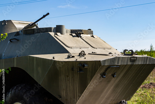Radiation and chemical reconnaissance vehicle BRDM-2RH based on Soviet-made BRDM-2