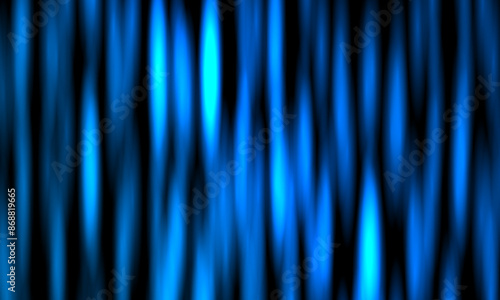 blue curtain vertical light background. Abstract dark blue blur stripes background. smooth motion light.