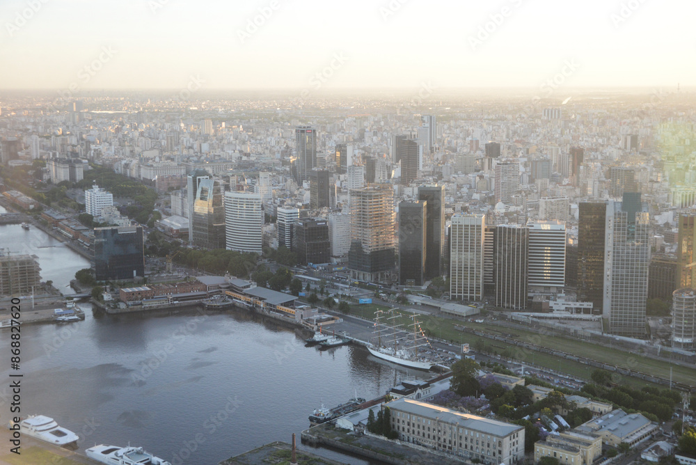 Obraz premium Buenos Aires city from the air.