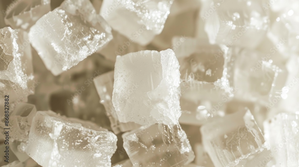 A pile of ice cubes stacked on top of each other A pile of ice cubes stacked on top of each other