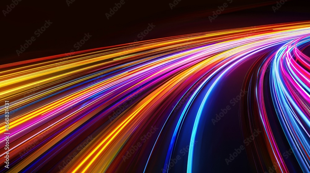 Colorful light trails motion fast effect wallpaper background Colorful light trails motion fast effect wallpaper background