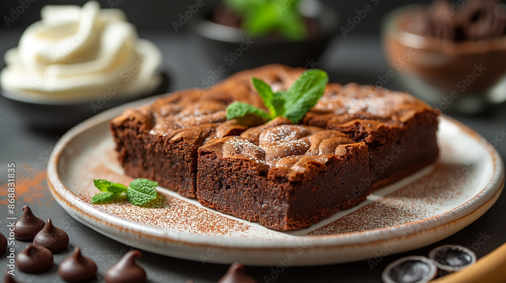チョコブラウニーのケーキ チョコブラウニーのケーキ