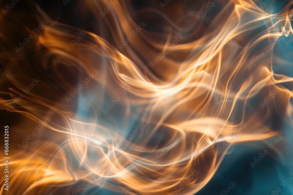 A close-up shot of a burning fire with blurred background A close-up shot of a burning fire with blurred background