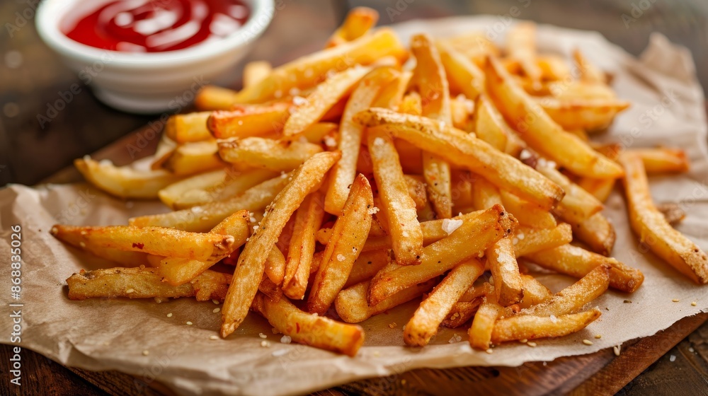 French fries fast food close up wallpaper background French fries fast food close up wallpaper background