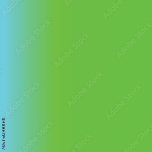 Gradient green screen color palette