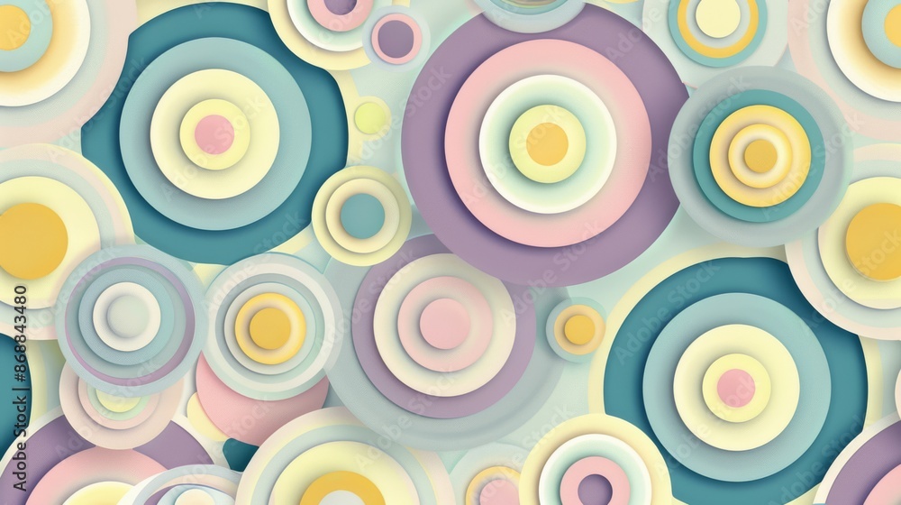 Abstract Circle Pattern Background Abstract Circle Pattern Background