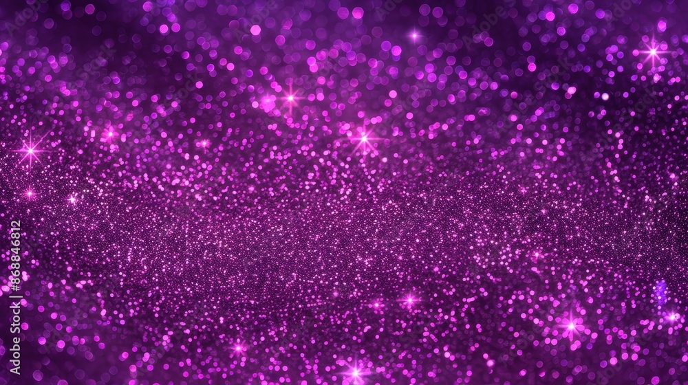 This image features an abstract purple glittery background filled with numerous sparkles and glittering elements, creating a magical and festive ambiance. This image features an abstract purple glittery background filled with numerous sparkles and glittering elements, creating a magical and festive ambiance.