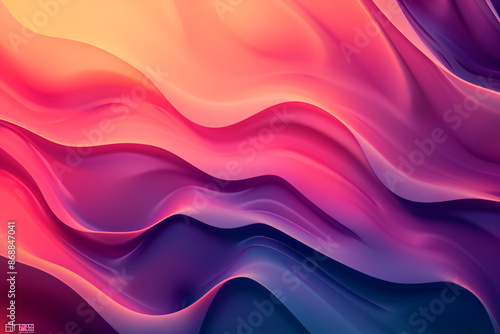 A beautiful abstract wallpaper that captures the fluidity of motion with abstract lines and suggesting movement and energy by Playing with gradient colors and transparency to enhance the dynamic feel