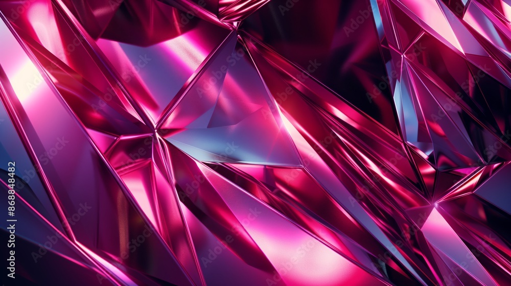 A sleek 3D background with glossy, angular shapes and vibrant reflections for contemporary designs. A sleek 3D background with glossy, angular shapes and vibrant reflections for contemporary designs.