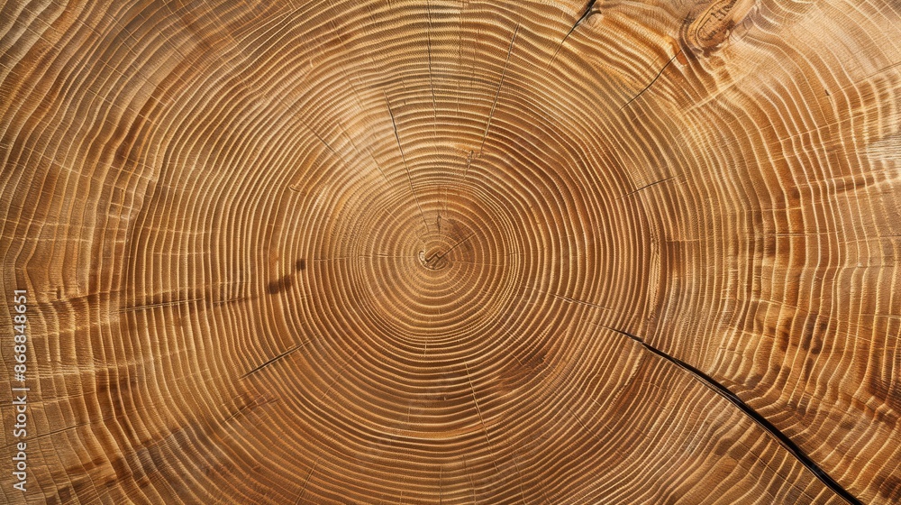 Fototapeta premium Closeup of Tree Rings Pattern