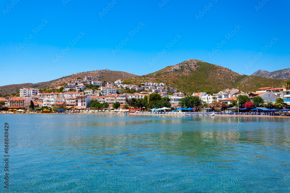 Fototapeta premium Beauty Datca town public beach in Turkey
