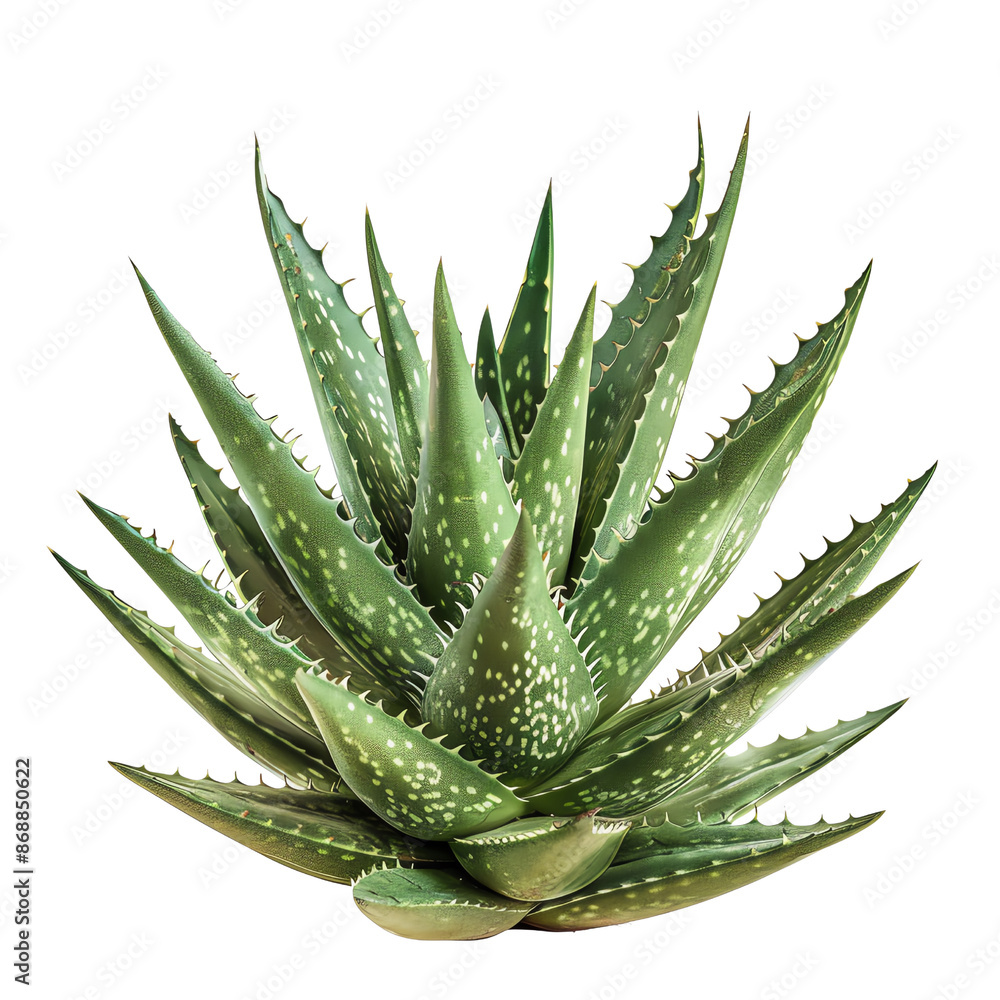 Isolated aloe vera plant with green leaves, surrounded by nature-inspired elements, symbolizing medicinal herbs and natural healing Isolated aloe vera plant with green leaves, surrounded by nature-inspired elements, symbolizing medicinal herbs and natural healing
