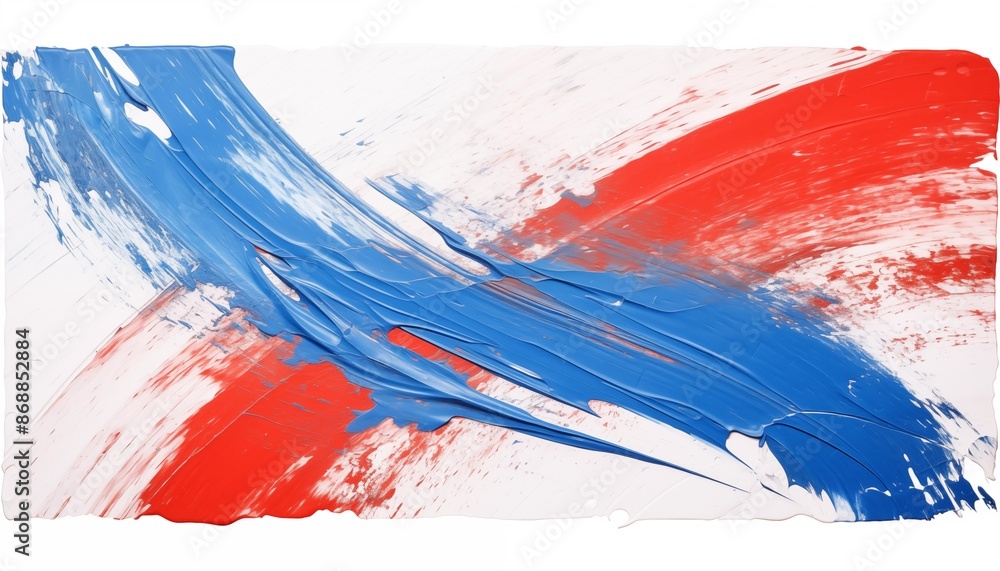 abstract water splash blue white red paint abstract water splash blue white red paint