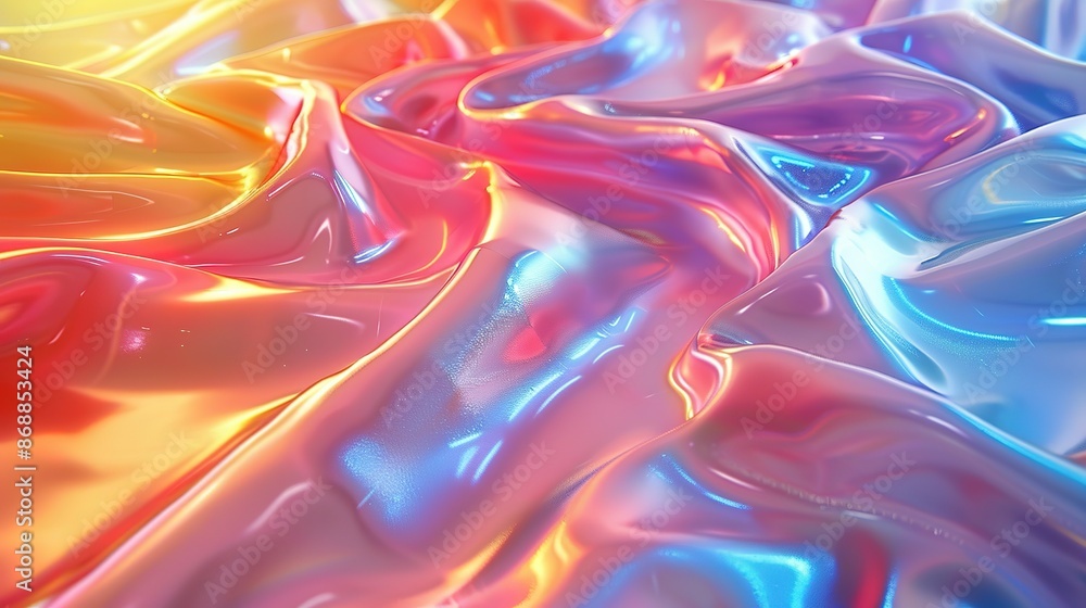 Fototapeta premium Abstract Holographic Blur