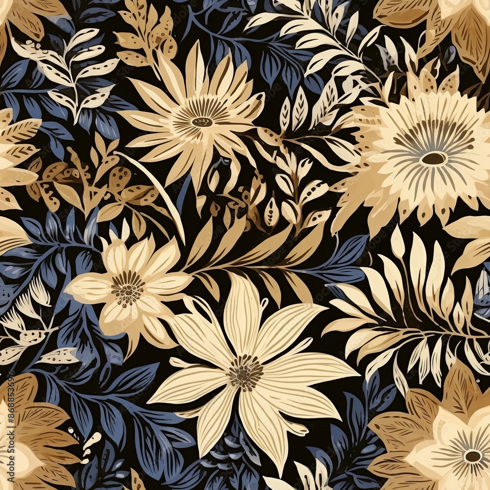 abstract seamless floral pattern abstract seamless floral pattern