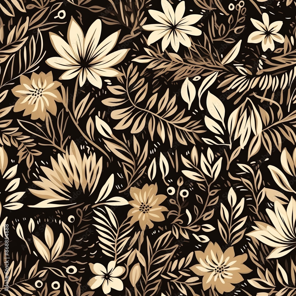 abstract seamless floral pattern abstract seamless floral pattern