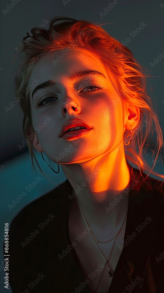 Woman, Portrait, Profile image - generative ai Woman, Portrait, Profile image - generative ai