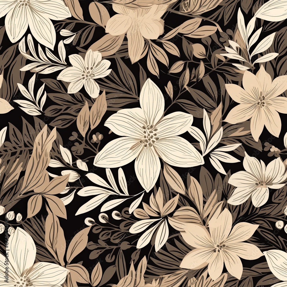 abstract seamless floral pattern abstract seamless floral pattern