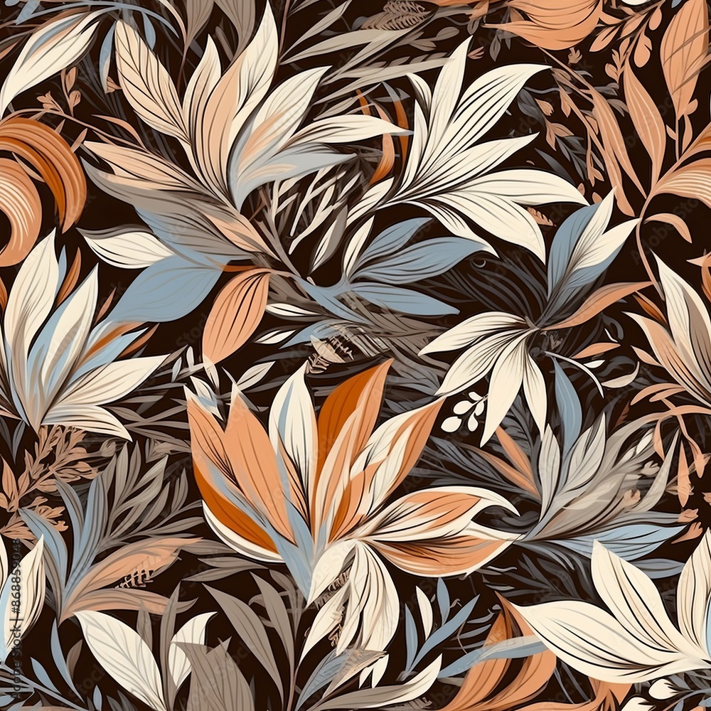 abstract seamless floral pattern abstract seamless floral pattern