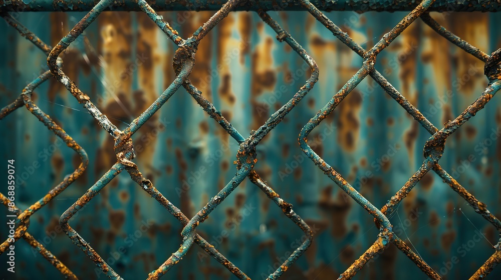 Decaying Metal Mesh Enclosure Decaying Metal Mesh Enclosure