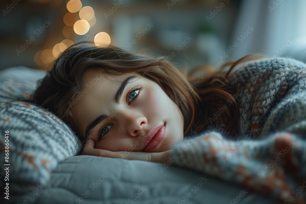 Woman Experiencing Headache and Fatigue Due to Stress and Tension Woman Experiencing Headache and Fatigue Due to Stress and Tension