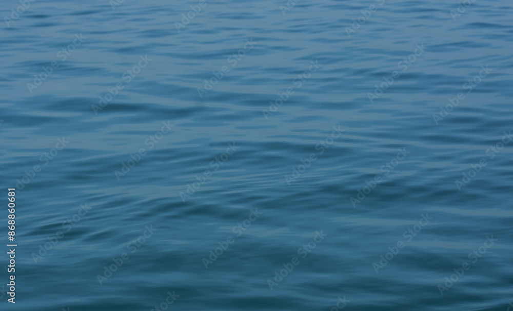 Naklejka premium Blue sea water is natural waves.