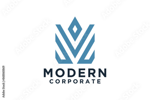 Modern Letter M Logo Design Template