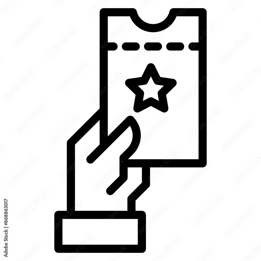 Ticket icon vector. Lottery ticket symbols lines and stars. Ticket icon vector. Lottery ticket symbols lines and stars.