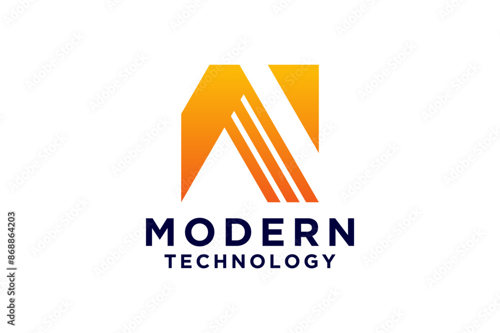 Letter A initial logo design Letter A initial logo design