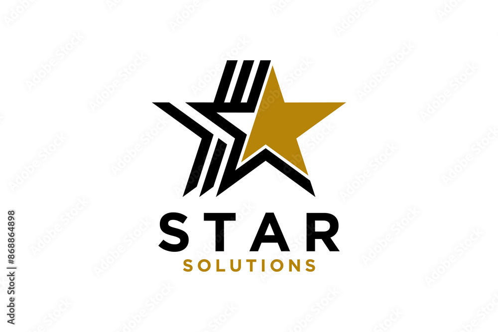 Obraz premium Creative Star logo concept