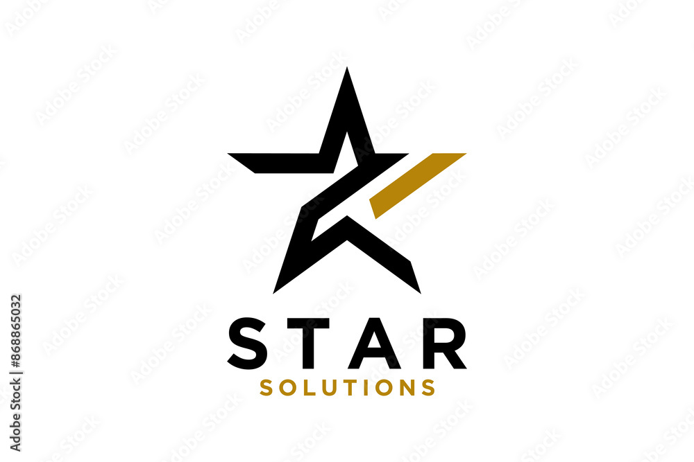 Obraz premium Creative Star logo concept