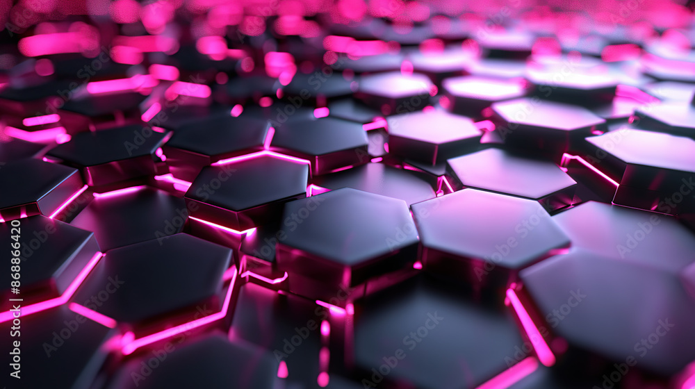 Abstract concepts of technological particles Abstract concepts of technological particles