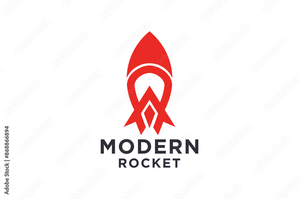 Creative and modern rocket logo Design Creative and modern rocket logo Design