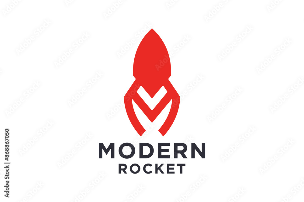 Creative and modern rocket logo Design Creative and modern rocket logo Design