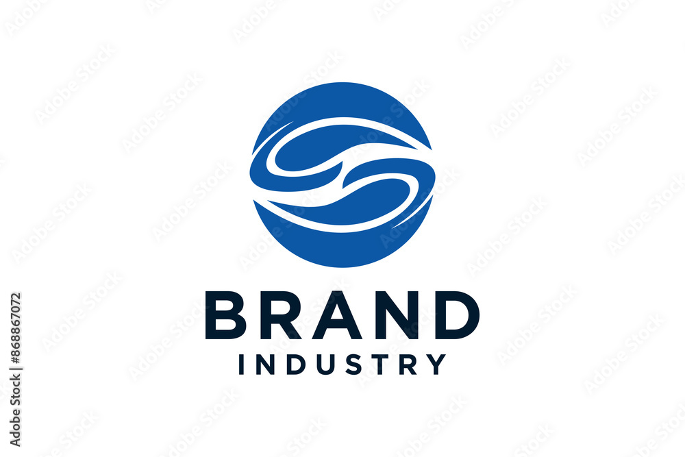 Obraz premium Business corporate S letter logo Design