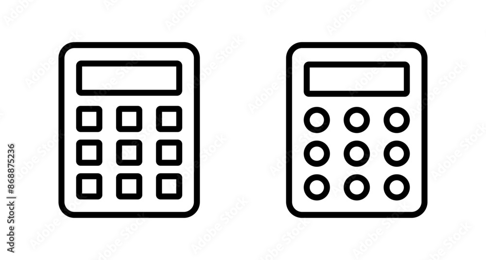 Calculator icon vector isolated on white background. Calculator vector icon. Accounting icon Calculator icon vector isolated on white background. Calculator vector icon. Accounting icon
