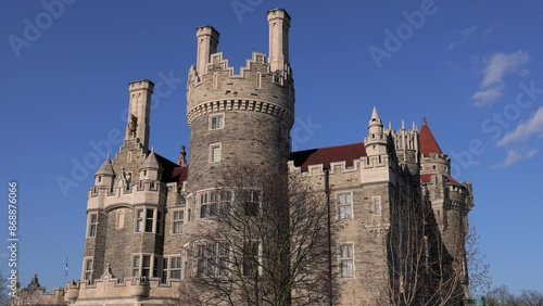 Casa Loma spadina Museum is a famous building in Toronto Canada - travel photography in Canada photo