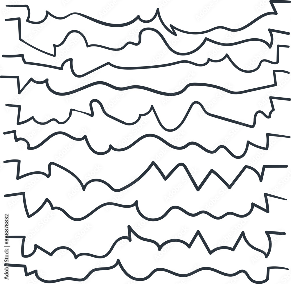 Adobe Illustrator Artwork with wavy lines Adobe Illustrator Artwork with wavy lines