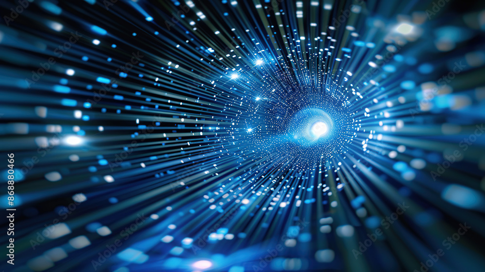 Abstract concepts of technological particles Abstract concepts of technological particles