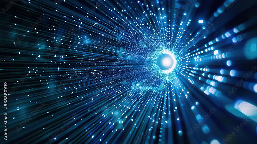 Abstract concepts of technological particles Abstract concepts of technological particles