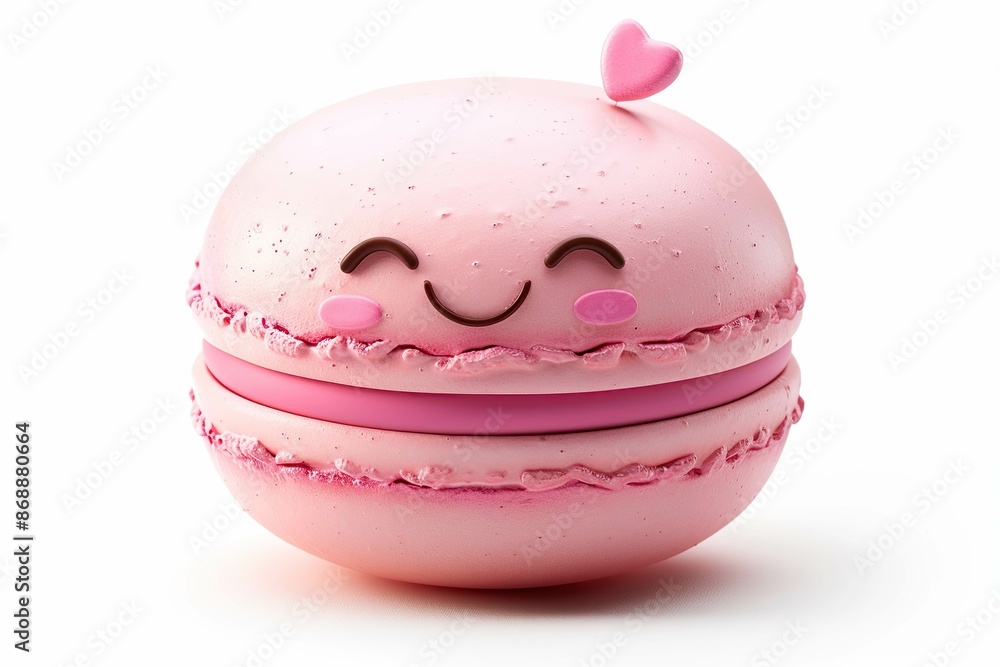 macaron shaped funny character macaron shaped funny character