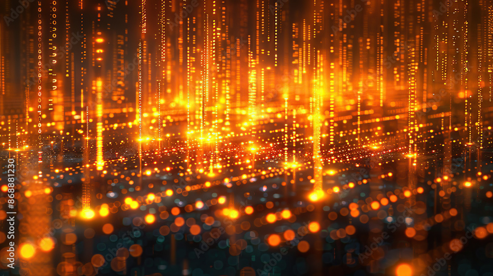 Abstract concepts of technological particles Abstract concepts of technological particles